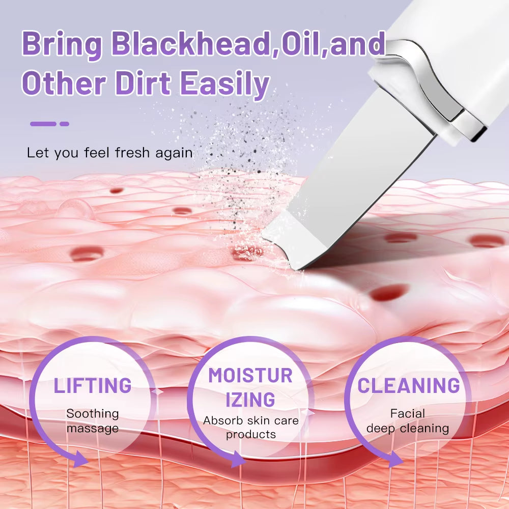 Electric Ultrasonic Skin Scrubber