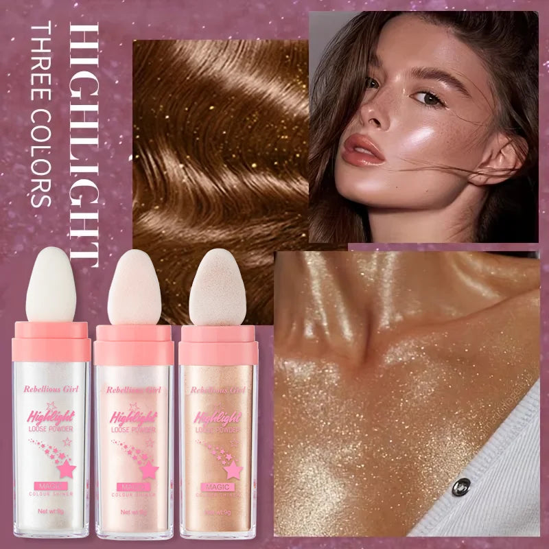 Fairy Shimmer Highlighter Powder-Glitter Wand